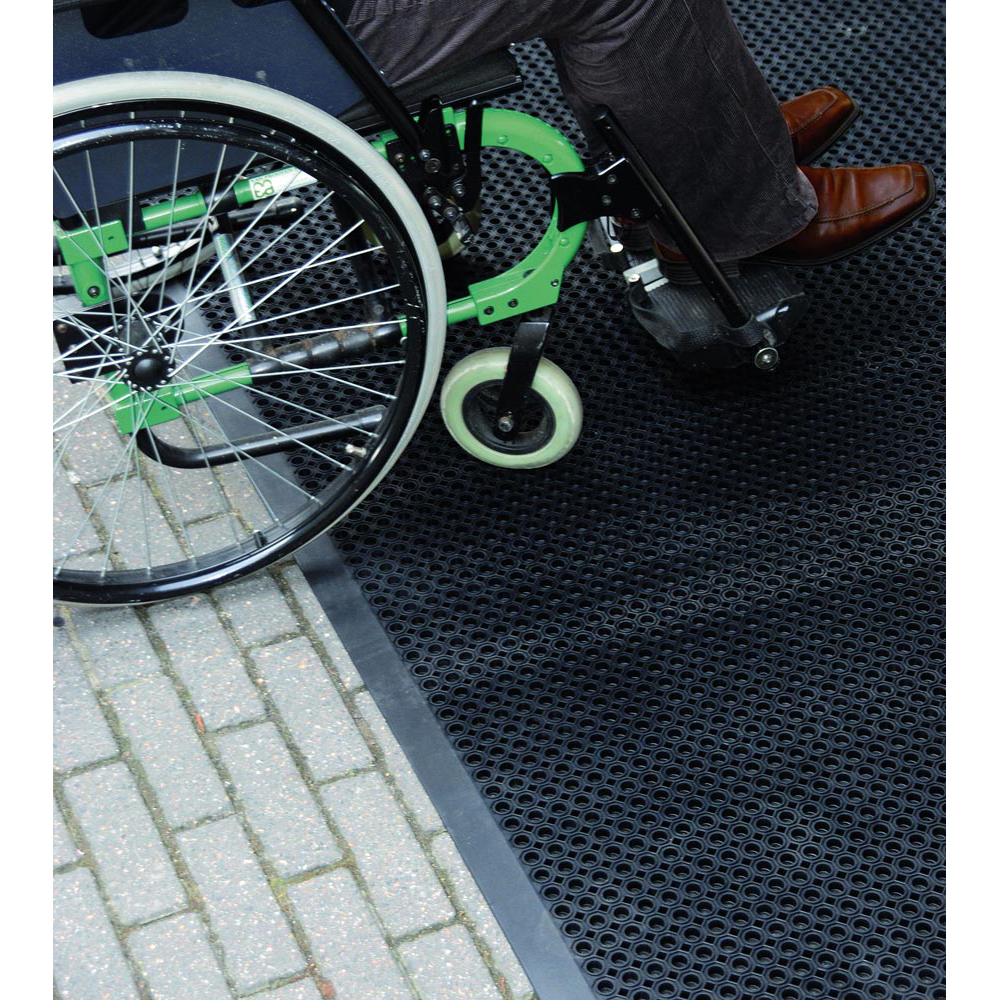 Gummiwabenmatte mit Schrägkante 4-seitig