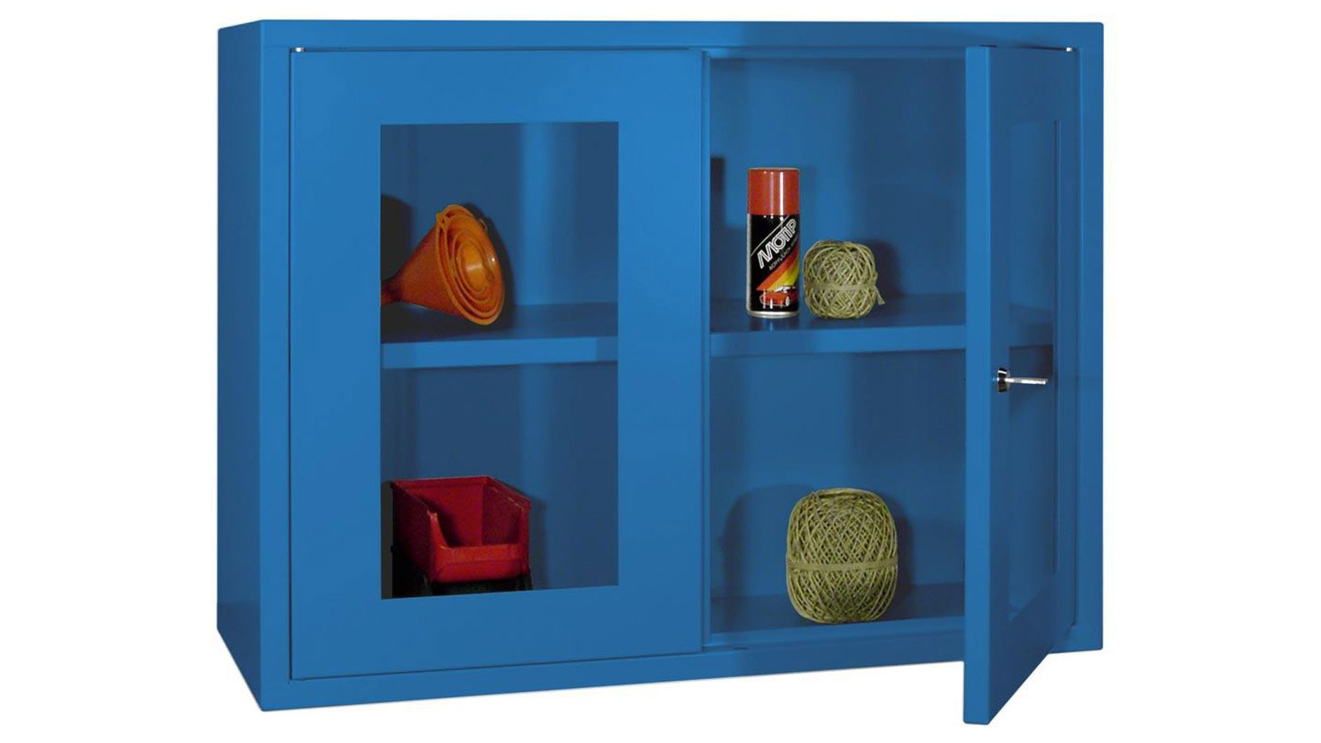 Hängeschrank aus Stahl