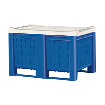 Palettenbox, lebensmittelecht - Wände und Boden geschlossen - Volumen 600 l