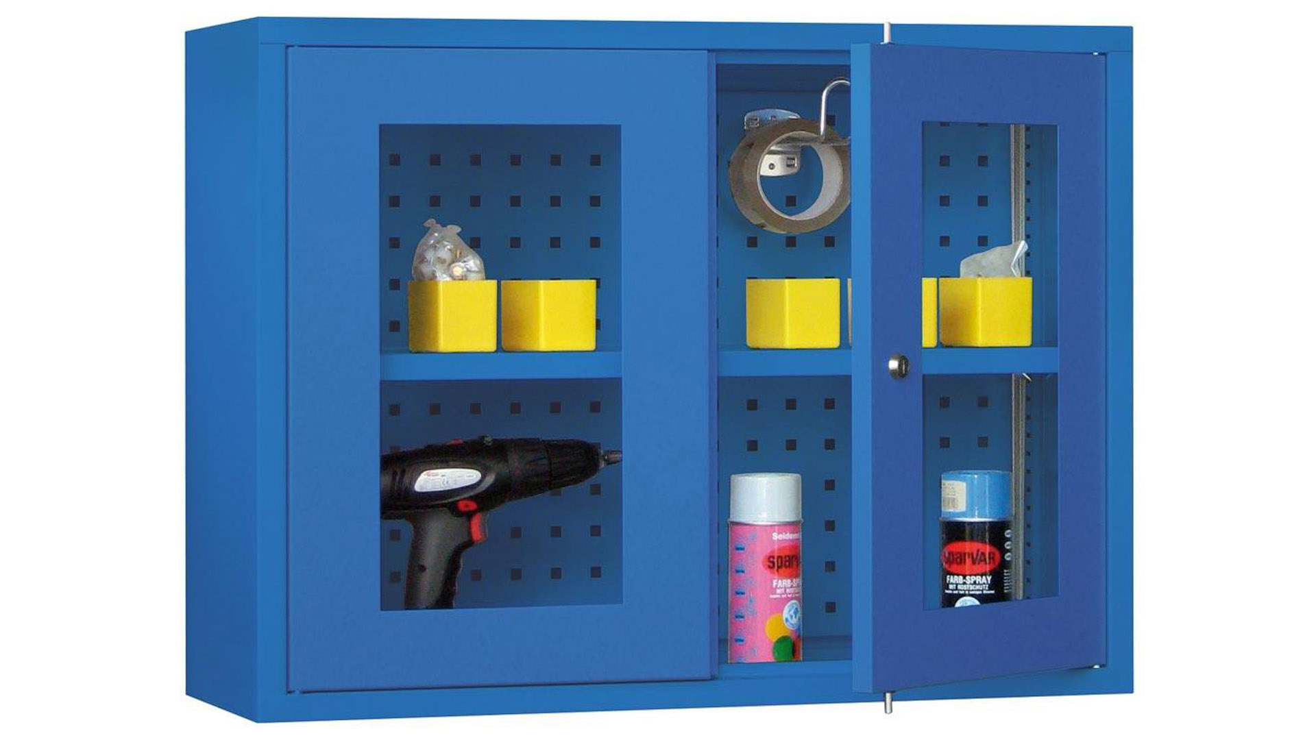 Hängeschrank aus Stahl