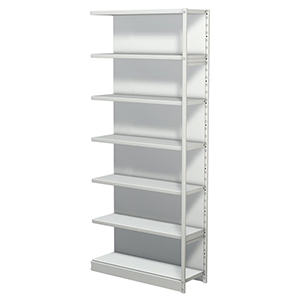 Aktenregal, Büroregal - Steckregal mit Rückwand