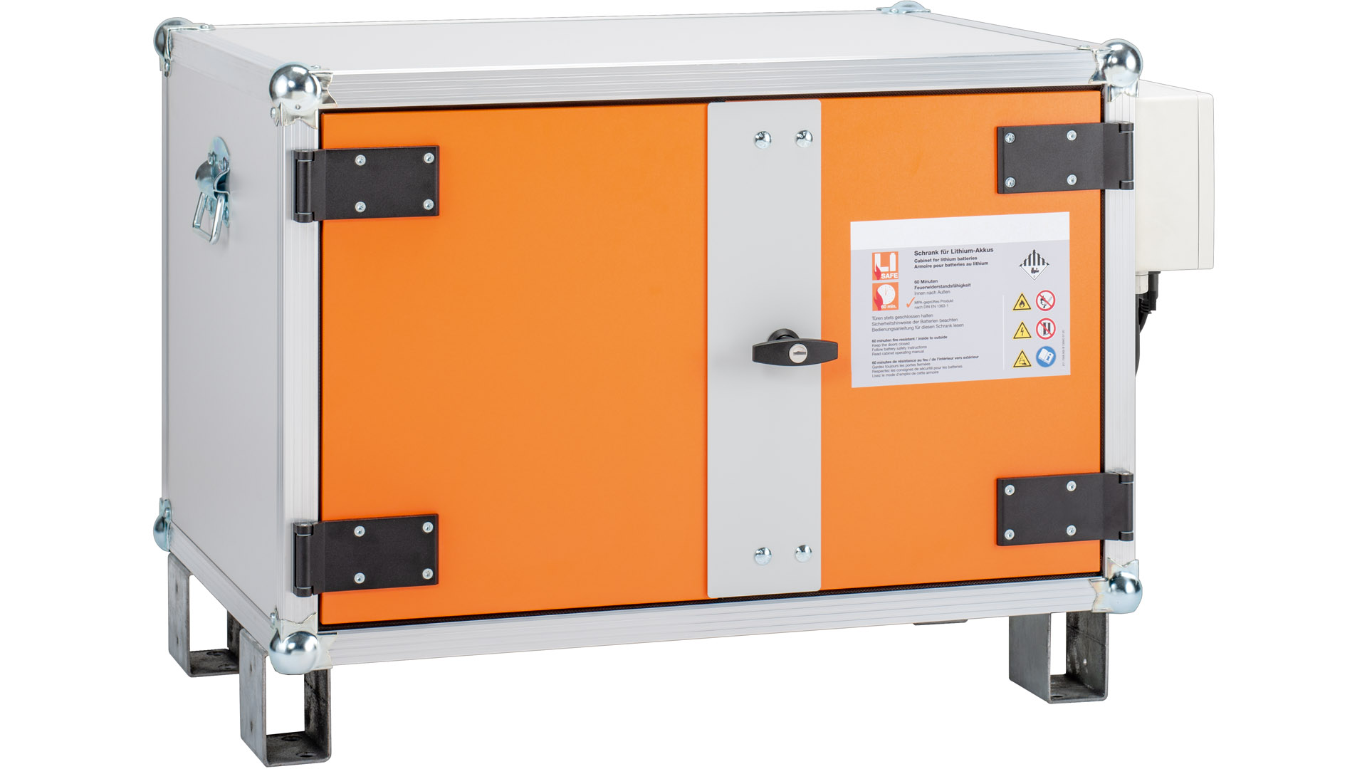 Akku-Ladeschrank, Breite 89 cm, Höhe 62 cm, Tiefe 66 cm