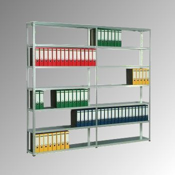 Fachbodenregal - Grundregal - 250 kg - 3.000 x 1.285 x 400 mm (HxBxT) - Schraubregal RUDI