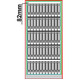 Feuergeschützter Stahlschrank, Sicherheitsstufe S1, BxTxH 930x500x1950 mm, Volumen 633 l, 4 Böden, 2-türig, RAL 7035 lichtgrau