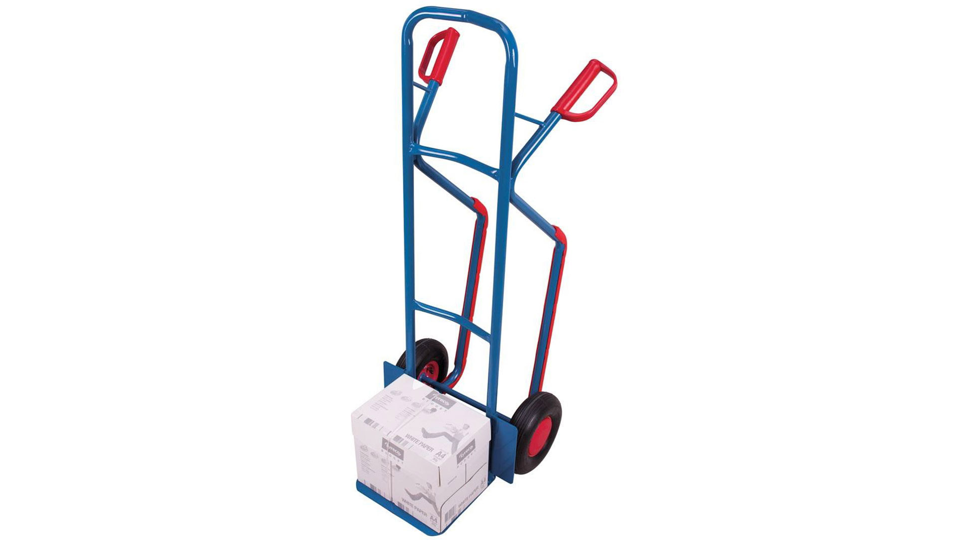 Sackkarre, Stahlrohrkarre - 250 kg Traglast - Schaufelmaß: 320 x 250 mm - Luftbereifung