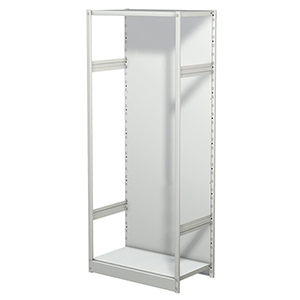 Aktenregal, Büroregal - Steckregal mit Rückwand