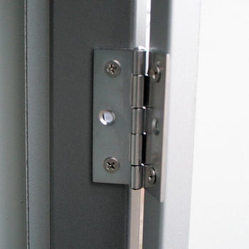 Mülltonnenverkleidung mit Pflanzdach - für 4 Tonnen - 2/3 Stanzung - 1.215 x 2.600 x 830 mm (HxBxT) - Korpus weißaluminium - Pfosten Signalgrau