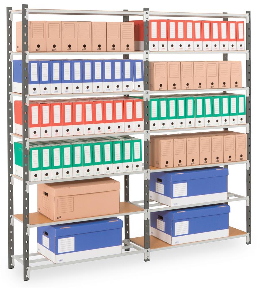 Vielzweck-Steckregal, 6 Stahlrohrböden, Grundfeld, Fachlast 217 kg, BxTxH 1000x500x2500 mm, Stützen RAL 7024 graphitgrau, Böden RAL 7035 lichtgrau