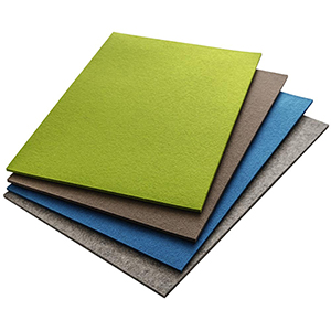 Sitzauflagen aus Filz, BxTxH 400x275x5 mm, grau, VE 4 Stück