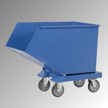 Muldenkippbehälter mit Staplertaschen