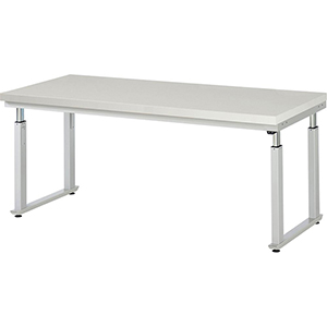 Elektrisch höhenverstellbarer Arbeitstisch, Breite 200 cm, Tiefe 90 cm, Höhe 114 cm,  Schublade(n), Platte: Hartlaminat