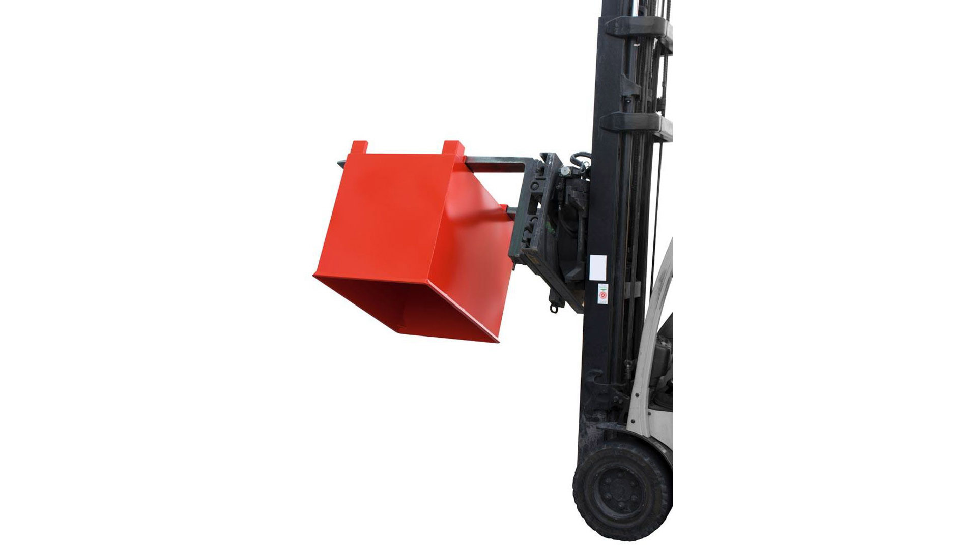 Stapelbehälter, Schüttgutbehälter - 3-fach stapelbar - Volumen 300 l - Traglast 500 kg - 800 x 840 x 620 mm (HxBxT) - verzinkt