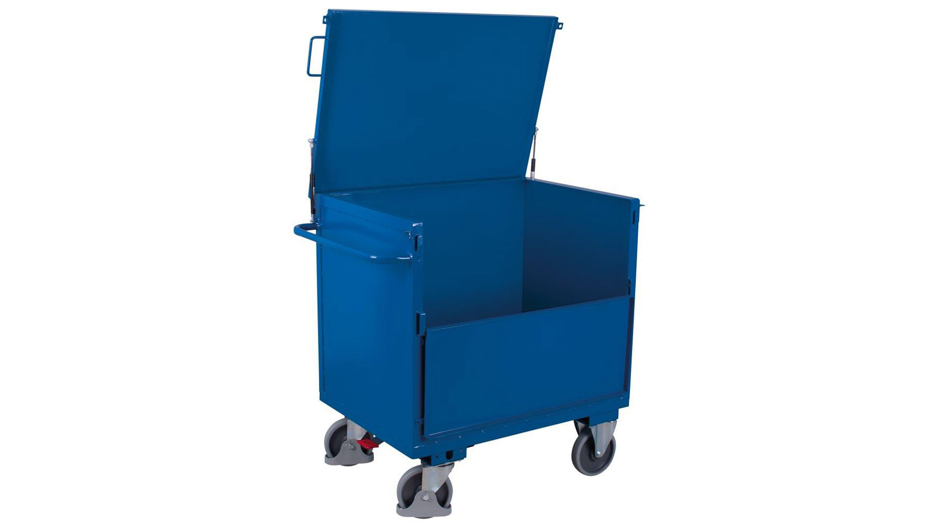 Blechkastenwagen mit Deckel