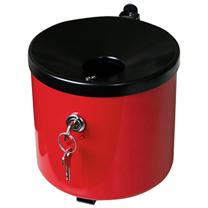 Wandaschenbecher, Aschenbecher, abschließbar