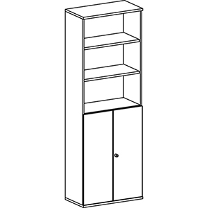 Schrankregal, Regalschrank