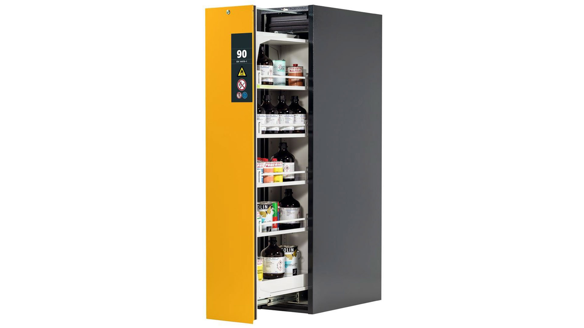 Sicherheitsschrank mit Vertikalauszug