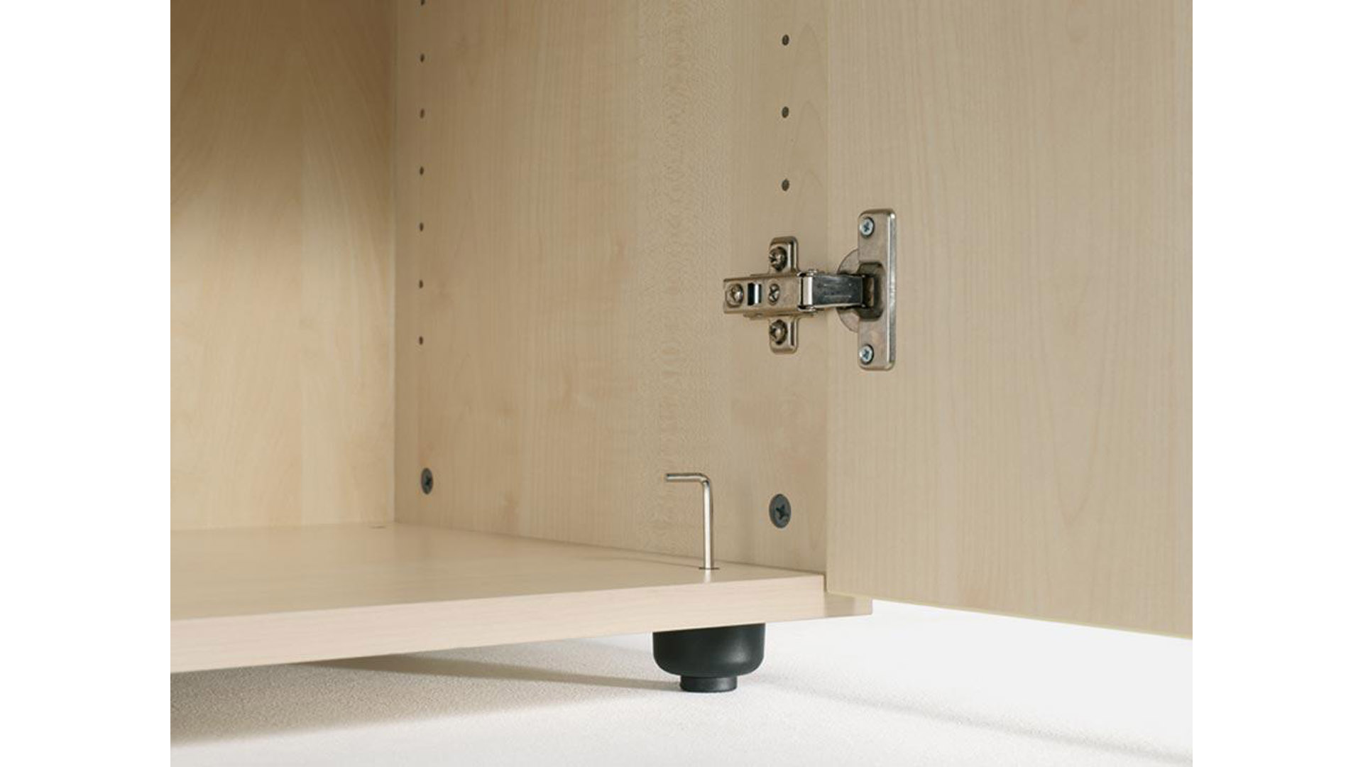 Aktenschrank mit Schiebetüren, Büroschrank, Beistellschrank, BxTxH 800x425x1182 mm, 3 OH, 2 Böden, Schloss, weiß