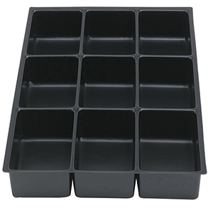 Einteilungsmaterial für Büro-Schubladenschränke