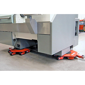 Rotationsfahrwerk, Kreiselfahrwerk, Einzelgerät ohne Zubehör, Traglast 6000 kg, mit 16 Rollen