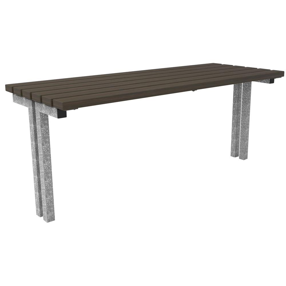 Outdoortisch, Tisch mit Bambusbelattung Dunkel