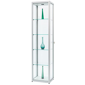 Standvitrine mit Flügeltüren