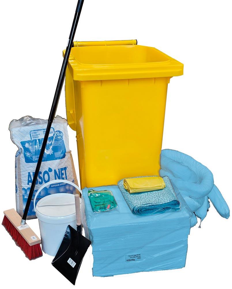 Notfall-Set (Öl) mit Tonne, Granulat