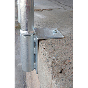 Montagehülse mit zwei Aufnahmen, verzinkt