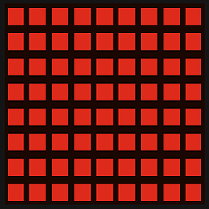 Wandregal mit Sichtlagerkästen
