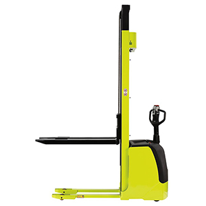 Hydraulikstapler, Elektrohydraulischer Stapler, mit Fahrantrieb, Traglast 1200 kg, Hubhöhe 1600 mm, OHNE Batterien und Ladegerät