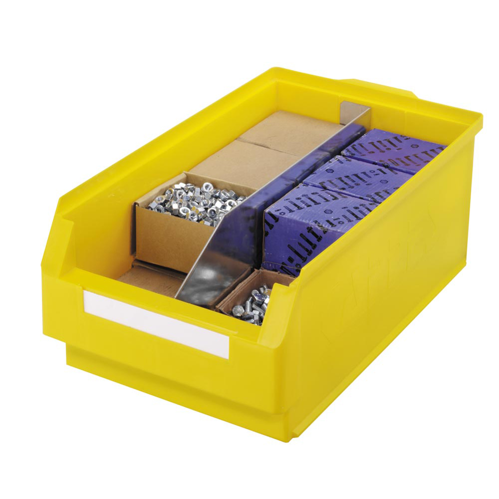 Längsteiler aus Stahlblech,zu Sichtlagerkästen BxH 200x150 mm