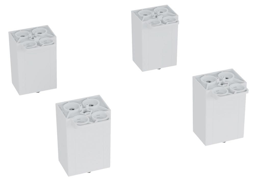 1 Satz Füße (4 Einzelfüße) zur Selbstmontage