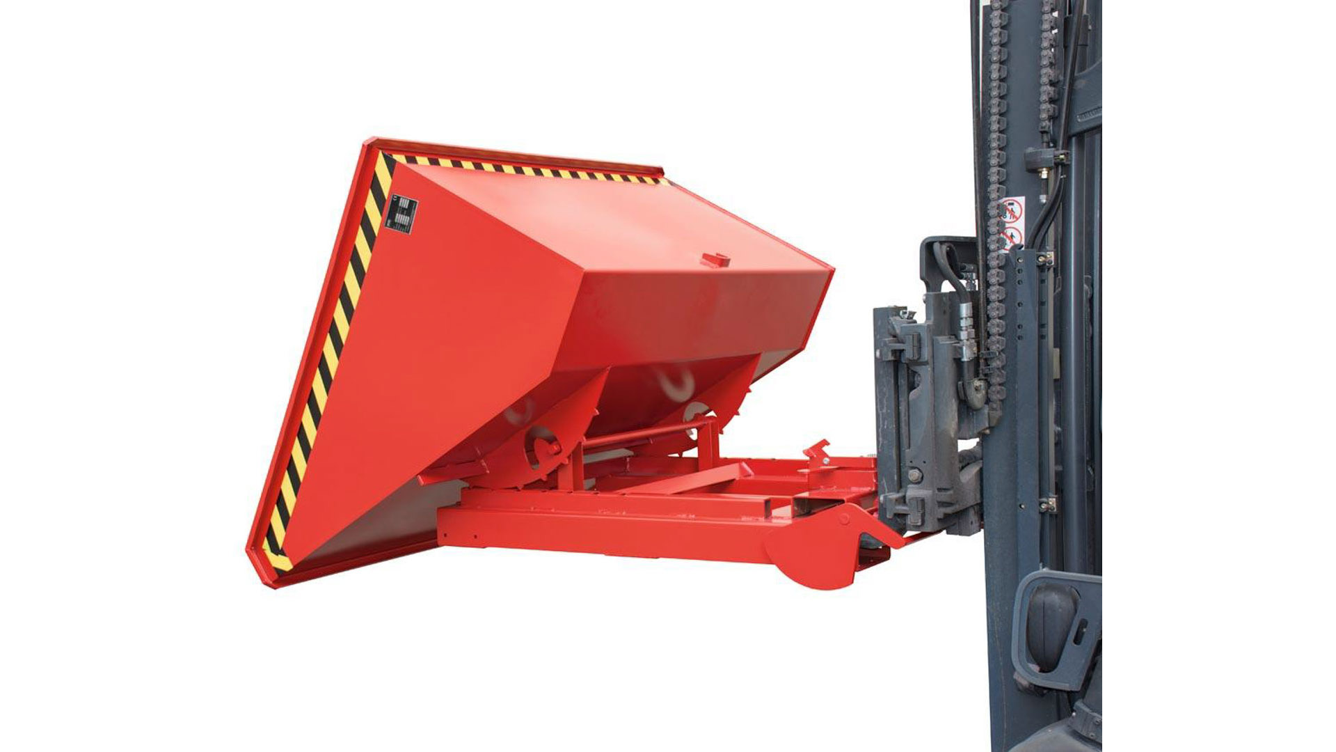 Muldenkippbehälter, automatisch - Volumen 900 l - Tragkraft 1.000 kg - 865 x 1.570 x 1.485 mm (HxBxT) - verzinkt