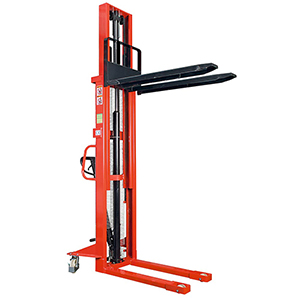 Hydraulischer Stapler, Traglast 1000 kg, Gabellänge 1150 mm, Hubbereich 90-2500 mm, Bereifung Nylon