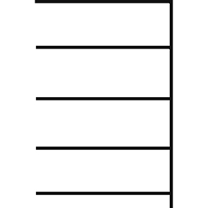 Reifenregal, Felgenregal, Anbaufeld, verzinkt, 5 Lagerebenen, Fachlast 250 kg, BxTxH 1695x300x2500 mm