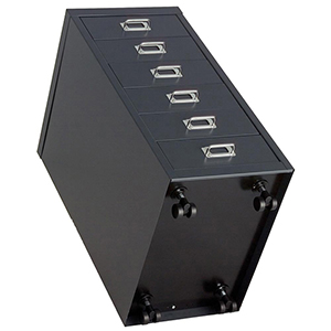 Rollenuntersatz für Büro-Schubladenschränke DIN A4