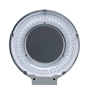 Schreibtischlampe, LED-Lupenleuchte, 3 Dioptrien, 1,75-fache Vergrößerung, 90 LEDs, Höhe 420 mm