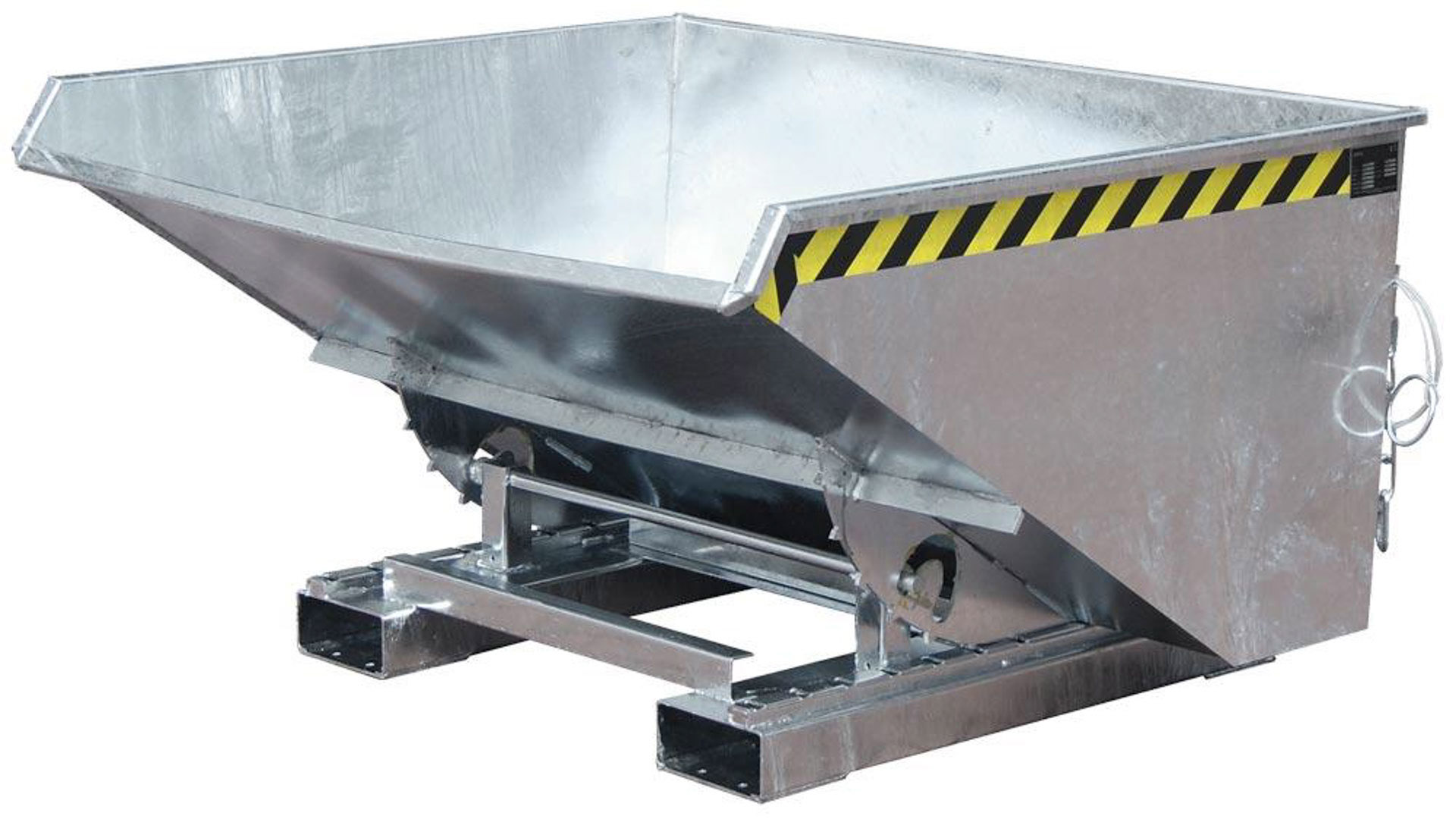 Späne-Selbstkippbehälter mit Abrollsystem