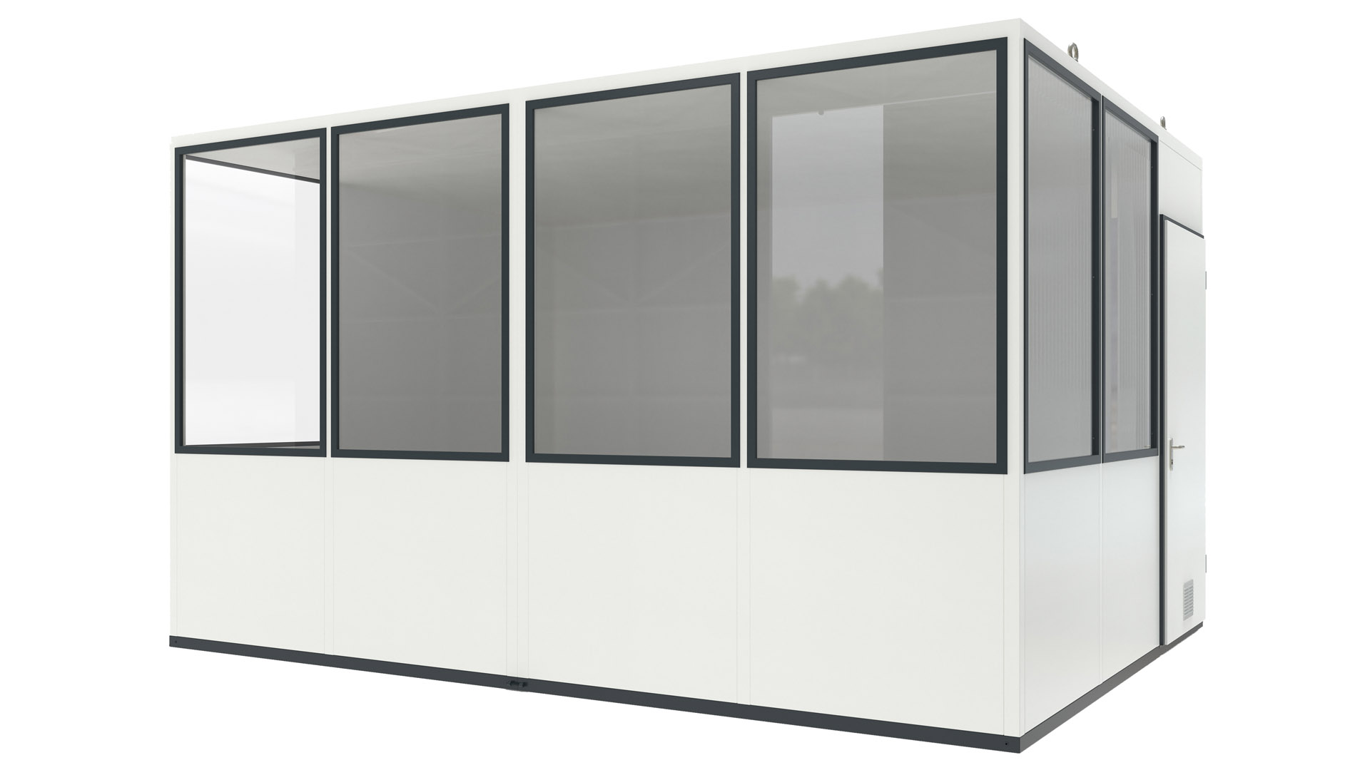 Hallenbüro, Bürocontainer, Mehrzweckraum