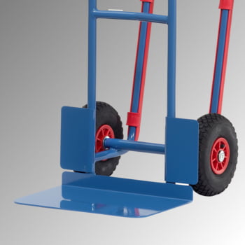 Fetra - Sackkarre, Stahlrohrkarre m. Gleitkufen - 300 kg - Schaufel 480 x 300 mm (BxT) - Luft