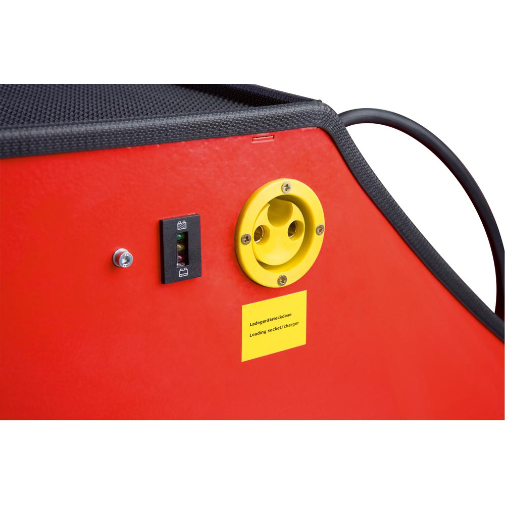 Gegengewichtskran, mit batterie-elektrischem Hubwerk, Traglast 500 kg, inkl. Batterie und Ladegerät