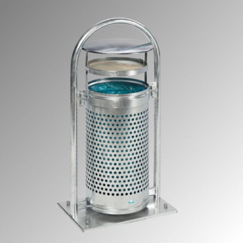 Abfallbehälter mit Ascher