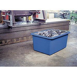 GFK-Rechteckbehälter, ohne Staplertaschen, Volumen 1500 l, BxTxH oben auß/inn 1820/1680x1390/1250x810/800 mm, Farbe grün