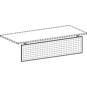 Schreibtisch-Sichtblende