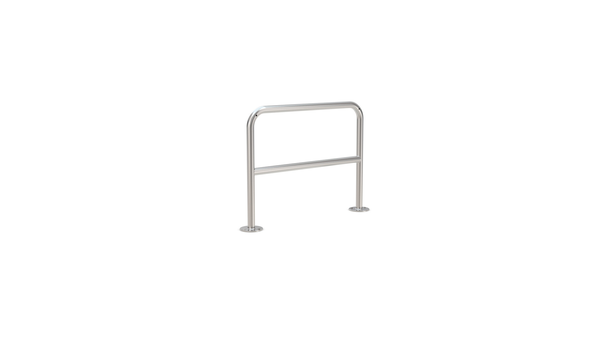 Fahrradbügel, Anlehnbügel - für 2 Fahrräder - Breite: 100 cm - Edelstahl