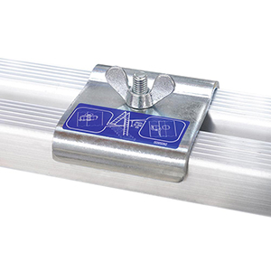 Klemmbeschlagset für Treppenverstellung