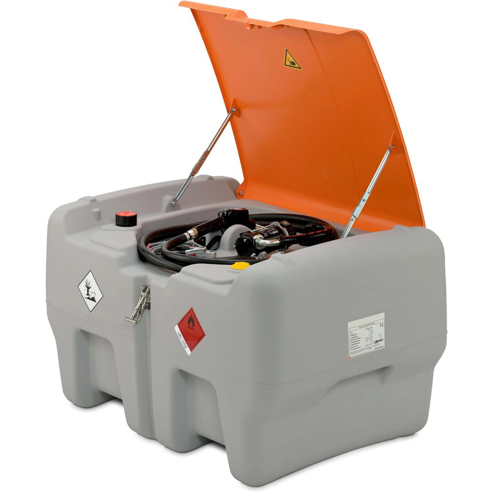 Dieseltankstation, Vol. 440 l,  8 m Schlauch, E-Pumpe 12 V, 40 l/min