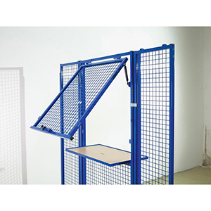 Ausgabeelement mit Tabelar für Trennwandsystem