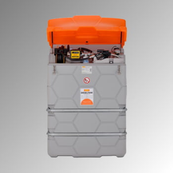 Mobile Outdoor Diesel Tankanlage mit Klappdeckel