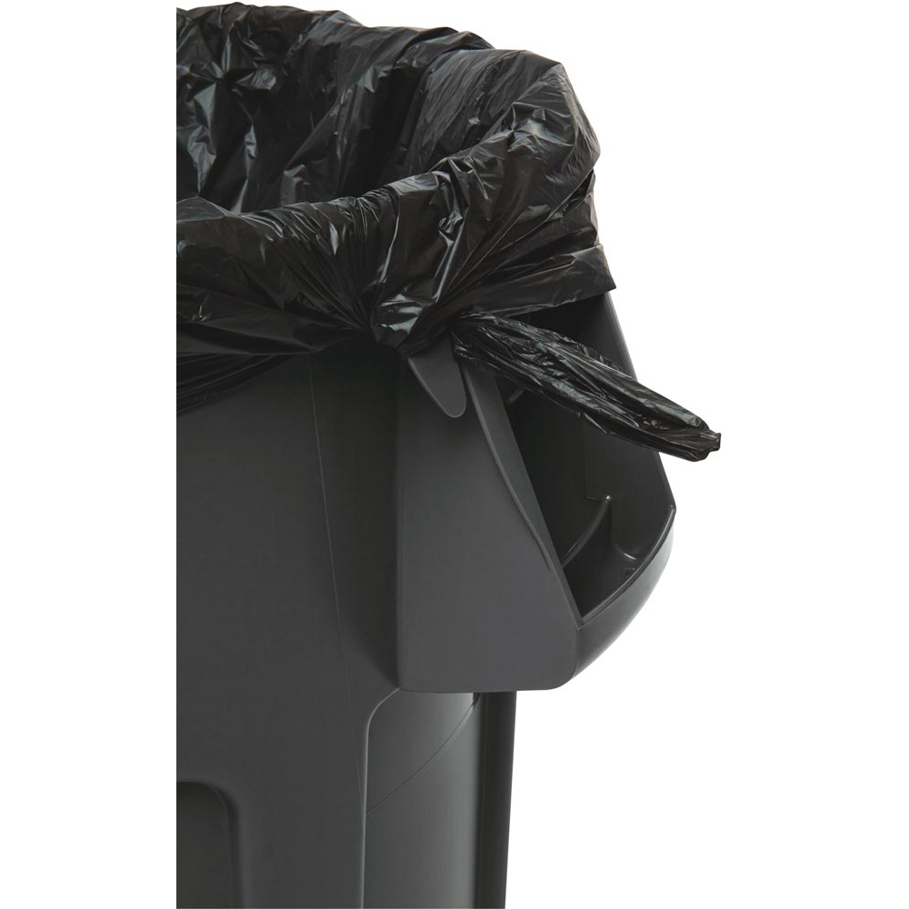 Kunststofftonne, PE, Vol. 166,5 l, Durchm.x Höhe 610x800 mm, weiß