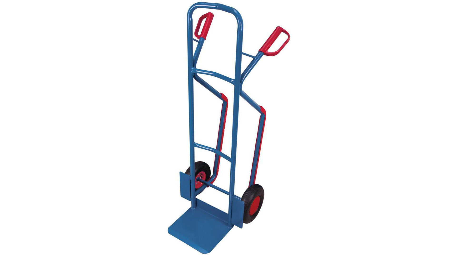 Sackkarre, Stahlrohrkarre - 250 kg Traglast - Schaufelmaß: 320 x 250 mm - Luftbereifung